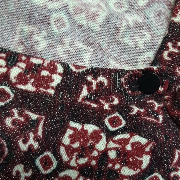 Talbots Maroon Cardigan - Picture 7 of 7